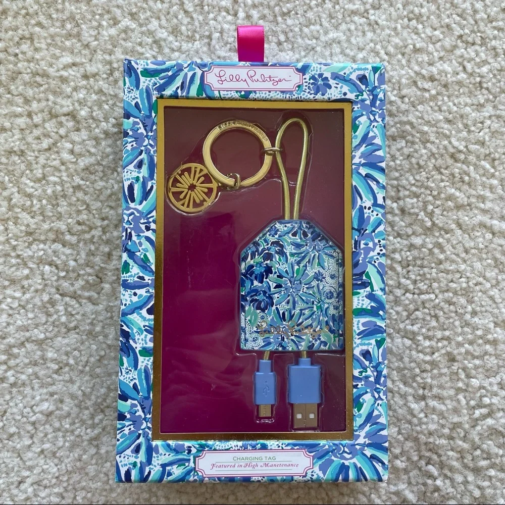 Lilly Pulitzer Charging Tag